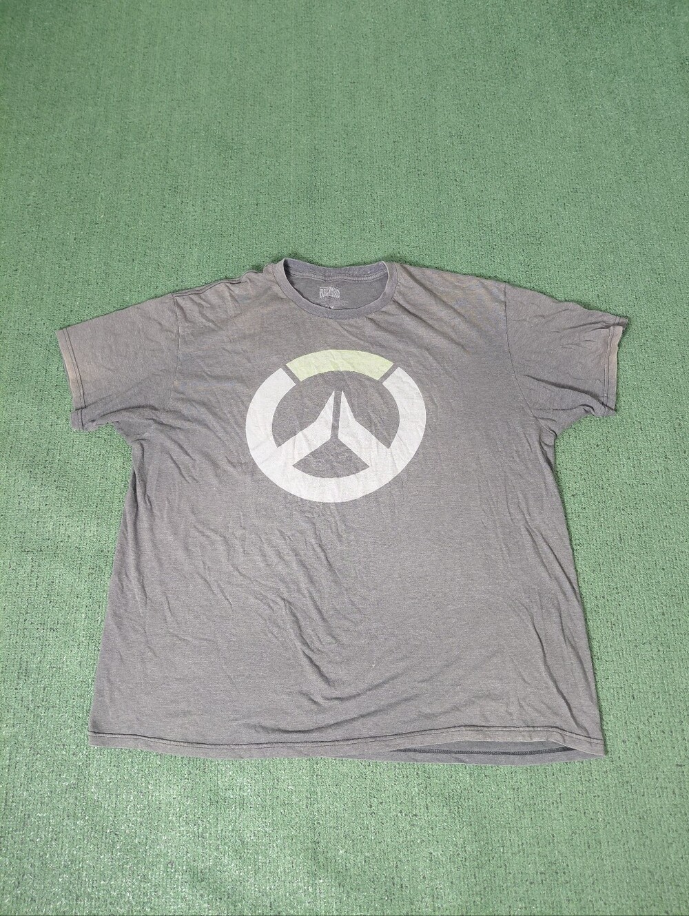Blizzard Overwatch Genji Icon Logo Videogame Gray T Shirt Sz XXL